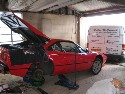 Ferrari Service at a customers home address (click to enlarge)